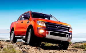 The All-new Ford Ranger Pickup Dominating The Road Wallpaper