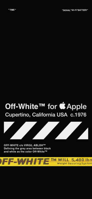 The All New Off White Iphone 11 With Its Stylish And Modern Design Wallpaper