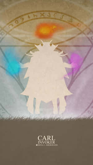 The Almighty Dota 2 Invoker In Action Wallpaper