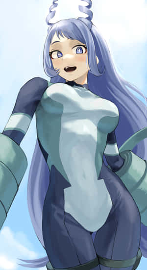 The Amazing Nejire Hado - A Powerful Heroine Wallpaper