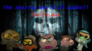 The Amazing World Of Gumball Characters In Action Wallpaper
