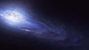 The Andromeda Galaxy, Four Times The Resolution Of A 2d Hd Image. Wallpaper