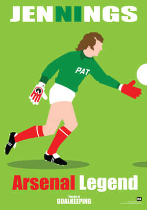 The Art Of Goal Keeping Arsenal Legend Pat Jennings Wallpaper