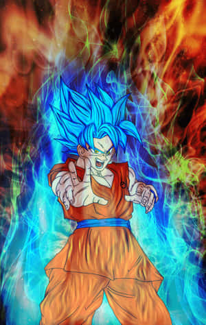 The Astonishingly Powerful Super Saiyan Blue Wallpaper