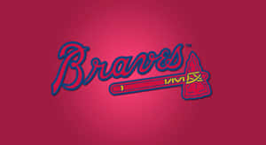 The Atlanta Braves Preparing For Action Wallpaper