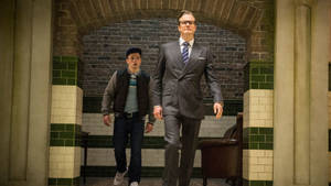 The Audacious Agents Of Kingsman In Action Wallpaper