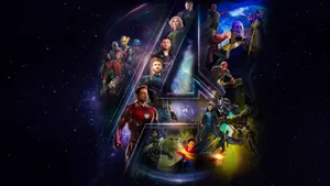 The Avengers Come Together To Defeat Thanos In Avengers: Infinity War Wallpaper