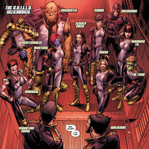 The Avengers Face Their Greatest Foe - The Master Of Evil Wallpaper