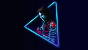 The Avengers Join Forces And Assemble In Neon. Wallpaper