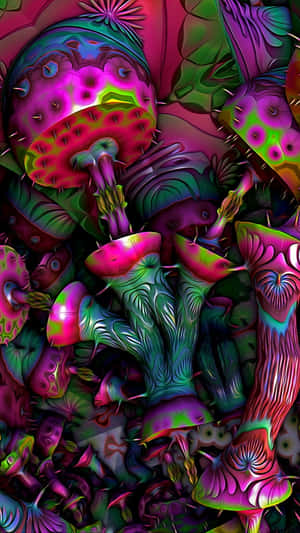 The Awakening Of Mind - A Trippy Art Spectacle Wallpaper