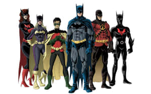 The Bat-family Unites - Defenders Of Gotham City Wallpaper