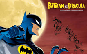 The Batman Faces Off Against Dracula In An Epic Showdown Wallpaper