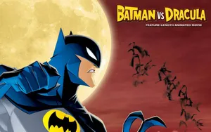 The Batman Faces Off Against Dracula In An Epic Showdown Wallpaper