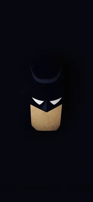 The Batman Iphone Face Art Wallpaper