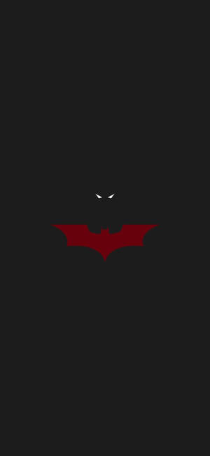 The Batman Iphone Red Bat Wallpaper