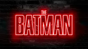 The Batman Red Neon Lights Wallpaper