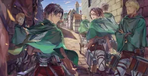 The Battle Of Trost District Begins Wallpaper