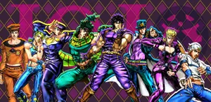 The Battle Tendency Heroes - Joestar And Companions Wallpaper