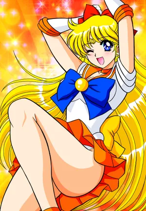 The Beautiful And Courageous Sailor Venus Wallpaper