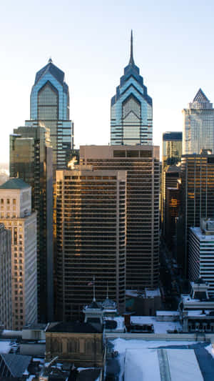 The Beautiful View Of The City Of Brotherly Love, Philadelphia. Wallpaper