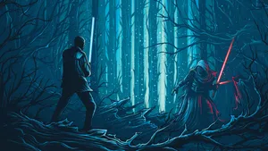 The Beauty Of Endor Forest In Star Wars Wallpaper