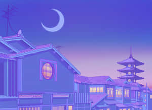 The Beauty Of Purple Japanese Wallpaper