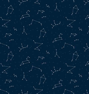The Beauty Of The Night Sky's Constellations Wallpaper