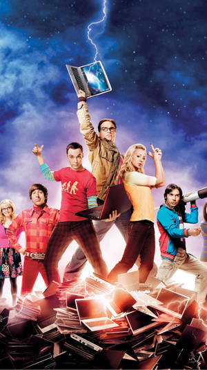 The Big Bang Theory Laptop Litter Wallpaper