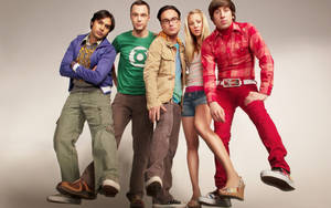 The Big Bang Theory Purple Raj Wallpaper