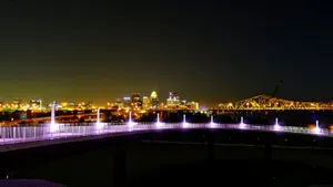 The Big Four Bridge In Louisville, Kentucky Wallpaper