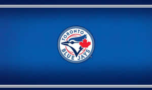 The Blue Jays Emblem Flies Proud Over The Stadium Crowd Wallpaper