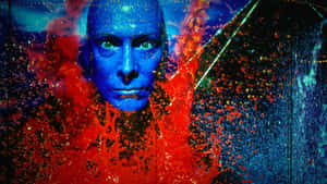 The Blue Man Group - Improvisational Performance And Visual Art Wallpaper