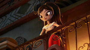 The Book Of Life Maria On Balcony Wallpaper