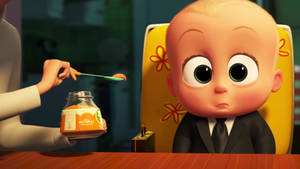 The Boss Baby In Action Wallpaper