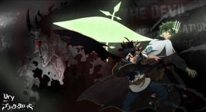 The Brave Asta Of Black Clover Fights To Save The Citizens Of The Clover Kingdom Wallpaper