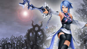 The Brave Keyblade Wielder Aqua Wallpaper
