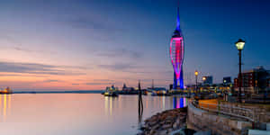 The Breathtaking View Of Portsmouth, United Kingdom Wallpaper
