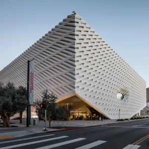 The Broad Museum Exterior Dusk Wallpaper