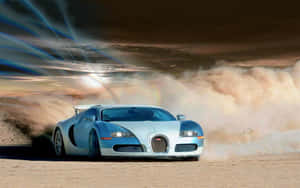 The Bugatti Veyron: A Masterpiece Of Engineering And Design Wallpaper