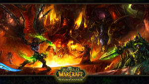 The Burning Crusade – Fiery Battle Wallpaper