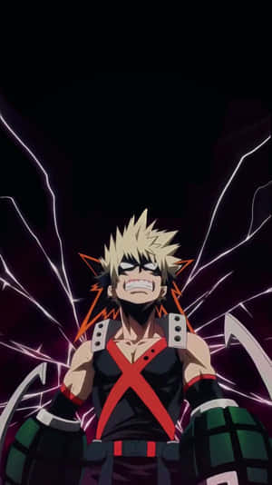 The Burning Intensity Of Bakugou Wallpaper