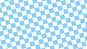 The Calm Tones Of Baby Blue Checkered Pattern Wallpaper