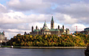 The Canadian Parliament Buildings At The Heart Of The Nation Wallpaper