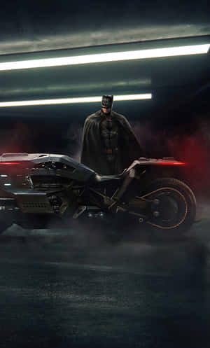 The Caped Crusader In Action Wallpaper