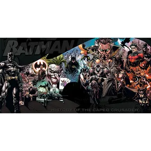 The Caped Crusader Standing Tall In The Shadowy Night Wallpaper