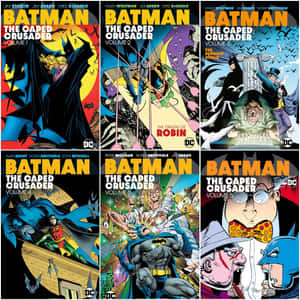 The Caped Crusader Vigilantly Guards The City Skyline Wallpaper