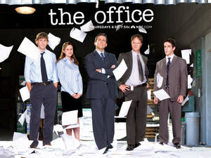 The Cast Of The Office - Season 3 Wallpaper