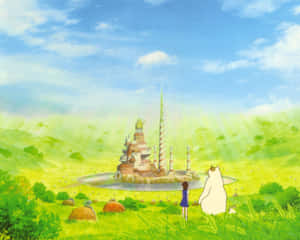 The Cat Returns - Studio Ghibli Adventure Wallpaper