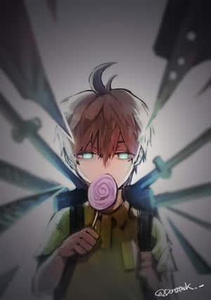 The Child Emperor Assertively Holds His Scepter Wallpaper