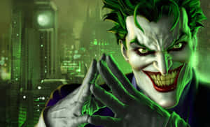 The Chilling Face Of Evil Joker Wallpaper